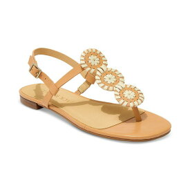 ジャックロジャース レディース サンダル シューズ Women's Walsh Whipstitch Slingback Flat Sandals Toast, Ivory