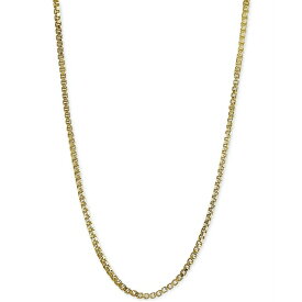 ジャニ ベルニーニ メンズ ネックレス・チョーカー アクセサリー Adjustable 16"- 22" Box Link Chain Necklace in 18k Gold-Plated Sterling Silver, Created for Macy's (Also in Sterling Silver) Gold Over Silver