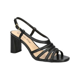 ベラヴィータ レディース サンダル シューズ Women's Gretta Heeled Sandals Black Leather