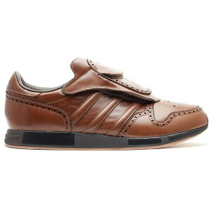 adidas �A�f�B�_�X �����Y �X�j�[�J�[ �yadidas Micropacer Lux Brogue Consortium Wingtip�z �T�C�Y US_9.5(27.5cm) Leather/Espresso/Wheat