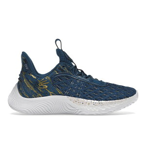 Under Armour A_[A[}[ Y Xj[J[ yUnder Armour Curry Flow 9 2974z TCY US_M_13 Blue/Gold/White