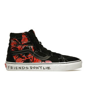Vans �o���Y �����Y �X�j�[�J�[ �yVans Sk8-Hi Reissue Stranger Things�z �T�C�Y US_9.5(27.5cm) Black/Red
