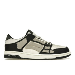 AMIRI �A�~�� �����Y �X�j�[�J�[ �yAMIRI Skel Low Top Low Black Alabaster�z �T�C�Y US_7(25.0cm) Black/Alabaster