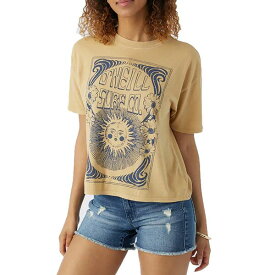 オニール レディース シャツ トップス O'Neill Women's Del Sol T-Shirt Khaki