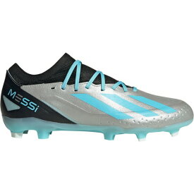 アディダス メンズ フィットネス スポーツ adidas X Crazyfast Messi.3 FG Soccer Cleats Silver/Blue