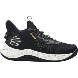 アンダーアーマー メンズ フィットネス スポーツ Under Armour Curry 3Z7 Basketball Shoes Black/Gold/Black