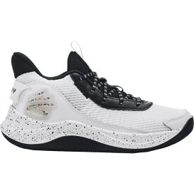 アンダーアーマー メンズ フィットネス スポーツ Under Armour Curry 3Z7 Basketball Shoes White/Black/Black
