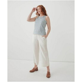 パクト レディース カットソー トップス Women's Organic Cotton Softspun Crew Neck Tank Paris stripe