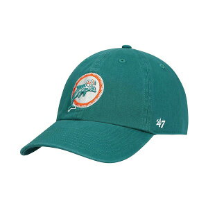 47uh fB[X Xq ANZT[ Men's Teal Miami Dolphins Clean Up Legacy Adjustable Hat Teal