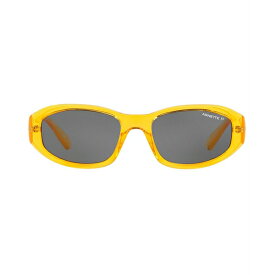 アーネット メンズ サングラス・アイウェア アクセサリー Men's Polarized Sunglasses TRANSPARENT YELLOW/POLAR GREY