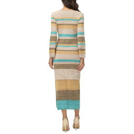 フライ レディース ワンピース トップス Women's Scoop-Neck Maxi Dress Multi Stripe