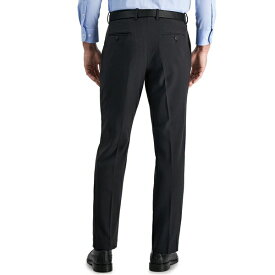 ペリーエリス メンズ カジュアルパンツ ボトムス Perry Ellis Men's Portfolio Modern-Fit Performance Mini Check Pants Black