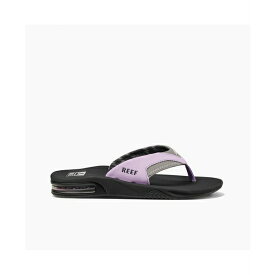 リーフ レディース サンダル シューズ Women's Fanning Flip Flop Sandal Gray, Purple