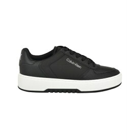 カルバンクライン メンズ スニーカー シューズ Men's Kiko Lace-Up Casual Sneakers Black