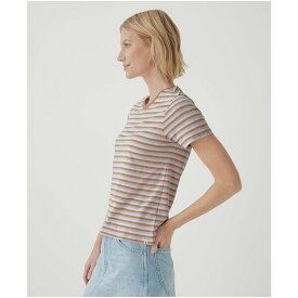 パクト レディース カットソー トップス Women's Organic Cotton Softspun Crew Neck Tee Soho stripe