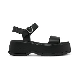 ソレル レディース サンダル シューズ Dayspring Ankle-Strap Platform Sandals Black, Black