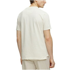 ヒューゴボス メンズ Tシャツ トップス Men's Crew-Neck T-shirt Open White