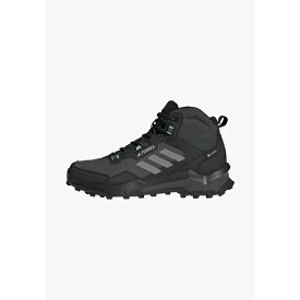 アディダス テレックス レディース テニス スポーツ AX4 MID GORE-TEX SHOES - Hiking shoes - core black/grey three/mint ton
