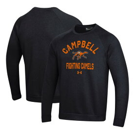 アンダーアーマー メンズ パーカー・スウェットシャツ アウター Campbell Fighting Camels Under Armour All Day Fleece Pullover Sweatshirt Black