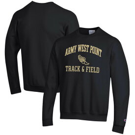 チャンピオン メンズ パーカー・スウェットシャツ アウター Army Black Knights Champion Track & Field Icon Powerblend Pullover Sweatshirt Black