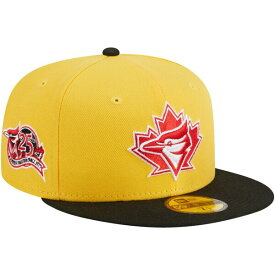 ニューエラ メンズ 帽子 アクセサリー Toronto Blue Jays New Era Grilled 59FIFTY Fitted Hat Yellow/Black