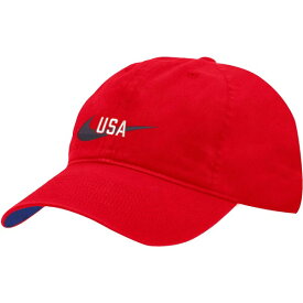 ナイキ メンズ 帽子 アクセサリー USWNT Nike Campus Adjustable Hat Red