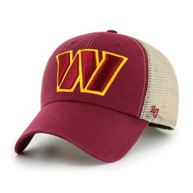 フォーティーセブン メンズ 帽子 アクセサリー Washington Commanders '47 Flagship MVP Snapback Hat Burgundy/Natural