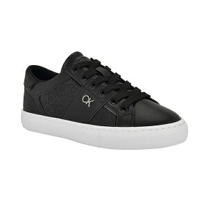 JoNC fB[X Xj[J[ V[Y Women's Charie Logo Lace-up Sneakers Black Logo