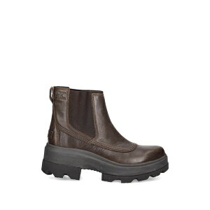 �\���� ���f�B�[�X �u�[�c �V���[�Y Joan pull-tab chelsea boots Brown