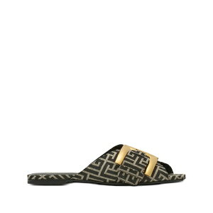 �o���}�� ���f�B�[�X �T���_�� �V���[�Y Anthem monogram-pattern sandals Black