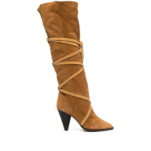�C�U�x�� �}���� ���f�B�[�X �u�[�c �V���[�Y Lace-up suede boots Neutrals