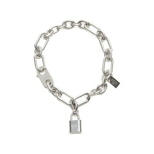 �A�N�l �X�g�D�f�B�I�Y �����Y �l�b�N���X�E�`���[�J�[ �A�N�Z�T���[ Padlock chain necklace Silver