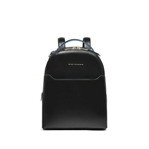 �s�[�N�A�h�� ���f�B�[�X �o�b�N�p�b�N�E�����b�N�T�b�N �o�b�O Logo-plaque leather backpack Black