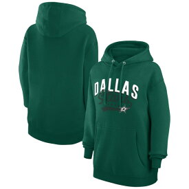 カールバンクス レディース パーカー・スウェットシャツ アウター Dallas Stars G III 4Her by Carl Banks Women's Filigree Logo Pullover Hoodie???Kelly Green