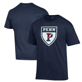 チャンピオン メンズ Tシャツ トップス Pennsylvania Quakers Champion Primary Jersey TShirt Navy