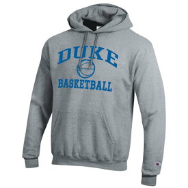 チャンピオン メンズ パーカー・スウェットシャツ アウター Duke Blue Devils Champion Basketball Icon Pullover Hoodie Heather Gray