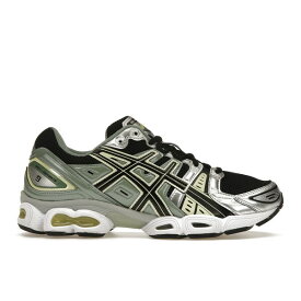 ASICS アシックス メンズ スニーカー 【ASICS Gel-Nimbus 9】 サイズ US_10.5(28.5cm) Black Green Yellow Silver