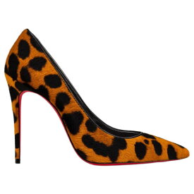 Christian Louboutin クリスチャン ルブタン メンズ スニーカー 【Christian Louboutin Kate 100mm Pump】 サイズ EU_39(24.0cm) Leopard Pony Skin