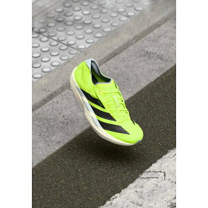 AfB_X Y tBbglX X|[c ADIZERO TAKUMI SEN 11 - Road running shoes - lucid lemon/core black/halo silver-coloured