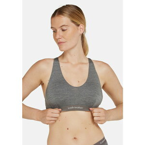 ACXu[J[ fB[X tBbglX X|[c LIGHT WEIGHT COOL-LITE SPRITE RACERBACK - Light support sports bra - gritstone hthr