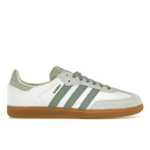 adidas �A�f�B�_�X ���f�B�[�X �X�j�[�J�[ �yadidas Samba OG Silver Green Putty Mauve (Women's)�z �T�C�Y US_W_10 Cloud White/Silver Green/Putty Mauve