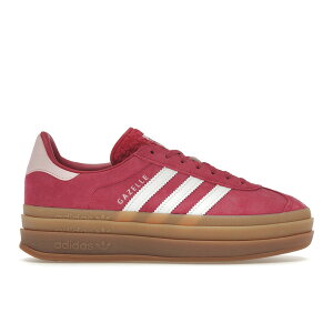 adidas �A�f�B�_�X ���f�B�[�X �X�j�[�J�[ �yadidas Gazelle Bold Wild Pink (Womens)�z �T�C�Y US_W_10.5 Wild Pink/Cloud White/Clear Pink