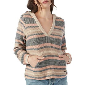 オニール レディース パーカー・スウェットシャツ アウター O'Neill Women's Catamaran Pullover Sweater Cement