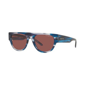 アーネット レディース サングラス＆アイウェア アクセサリー Unisex Sunglasses, AN4293 Gto 53 Tie-Dye Blue