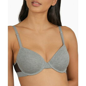 リブリー レディース Tシャツ トップス Women's The All-Day T-shirt Bra, 42102 Heather Gray