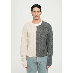 XL[m Y jbg&Z[^[ AE^[ MULTI BUTTONS - Cardigan - multi grey