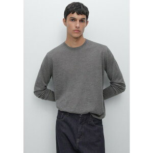 }bV hDbeB Y jbg&Z[^[ AE^[ CASHMERE CREW NECK WITH LONG SLEEVE - Jumper - grey