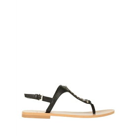 【送料無料】 トラサルディ レディース サンダル シューズ Thong sandals Black