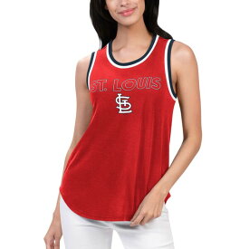 カールバンクス レディース Tシャツ トップス G III 4Her by Carl Banks St. Louis Cardinals Women's Red Strategy Tank Top