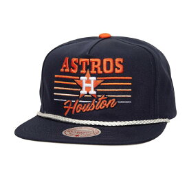 ミッチェル&ネス メンズ 帽子 アクセサリー Houston Astros Mitchell & Ness Radiant Lines Deadstock Snapback Hat Navy